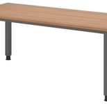 HAMMERBACHER höhenverstellbarer Schreibtisch VQS19/N/G nussbaum