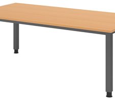 HAMMERBACHER höhenverstellbarer Schreibtisch VQS2E/6/G buche