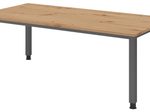 HAMMERBACHER höhenverstellbarer Schreibtisch VQS2E/R/G asteiche