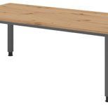 HAMMERBACHER höhenverstellbarer Schreibtisch VQS2E/R/G asteiche