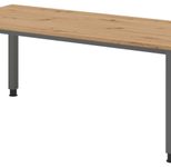 HAMMERBACHER höhenverstellbarer Schreibtisch VQS19/R/G asteiche