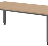 HAMMERBACHER höhenverstellbarer Schreibtisch VQS2E/E/G eiche