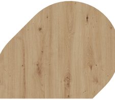 HAMMERBACHER Anbautisch höhenverstellbar VHA81/R/G asteiche