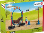 Schleich® Spielfiguren-Set Farm World Pony Agility Rennen 42482