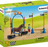 Schleich® Spielfiguren-Set Farm World Pony Agility Rennen 42482