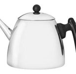 bredemeijer Classic Teekanne 1,2 l silber, schwarz