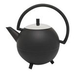bredemeijer Saturn Teekanne 1,2 l schwarz, silber