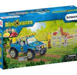 Schleich® Spielfiguren-Set Dinosaurs Geländewagen mit Dino-Außenposten 41464