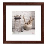 walther design Bilderrahmen Home 44,5 x 44,5 cm nussbaum