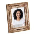 walther design Bilderrahmen Dupla 22,5 x 27,5 cm weiß, natur