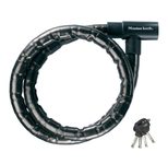 Master Lock® Fahrradschloss 1.2 m schwarz