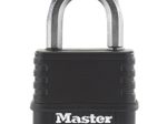 Master Lock® Vorhängeschloss schwarz