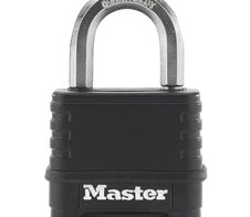 Master Lock® Vorhängeschloss schwarz