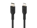 Belkin BoostCharge geflochtenes 2 m USB-C/Lightning Kabel, schwarz