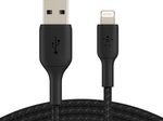 Belkin BoostCharge geflochtenes 2 m USB-A/Lightning Kabel, schwarz