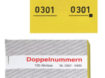 WOLF & APPENZELLER Doppelnummernblöcke gelb