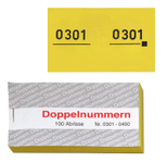 WOLF & APPENZELLER Doppelnummernblöcke gelb