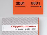 WOLF & APPENZELLER Doppelnummernblöcke 0001-0100, 0101-0200, 0201-0300, 0301-0400, 0401-0500