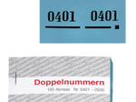 WOLF & APPENZELLER Doppelnummernblöcke blau