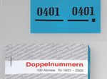 WOLF & APPENZELLER Doppelnummernblöcke 0001-0100, 0101-0200, 0201-0300, 0301-0400, 0401-0500