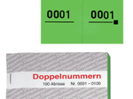 WOLF & APPENZELLER Doppelnummernblöcke grün
