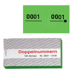 WOLF & APPENZELLER Doppelnummernblöcke grün