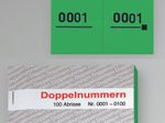 WOLF & APPENZELLER Doppelnummernblöcke 0001-0100, 0101-0200, 0201-0300, 0301-0400, 0401-0500