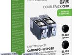 KMP Druckerpatronen C81D schwarz kompatibel zu Canon PGI-525 BK Twinpack, 2er-Set