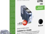 KMP Druckerpatrone C82 schwarz kompatibel zu Canon CLI-526 BK