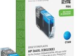 KMP Druckerpatrone H64 cyan kompatibel zu HP 364XL (CB323EE)
