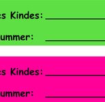 WOLF & APPENZELLER Sicherheitsbänder für Kinder grün, pink