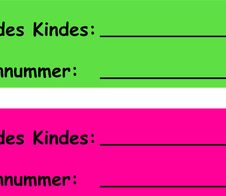 WOLF & APPENZELLER Sicherheitsbänder für Kinder grün, pink