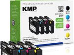 KMP Druckerpatronen E145V schwarz, cyan, magenta, gelb kompatibel zu EPSON 18 XL / T1816 XL, 4er-Set