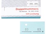 WOLF & APPENZELLER Doppelnummernblöcke 01-100, 101-200, 201-300, 301-400, 401-500