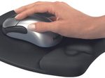 Fellowes Mousepad mit Handgelenkauflage Memory Foam schwarz