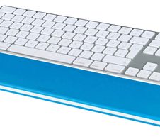 LEITZ Tastatur-Handballenauflage Ergo WOW blau, weiß