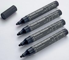 SIGEL Whiteboard- und Flipchart-Marker 2.0 - 3.0 mm Schwarz