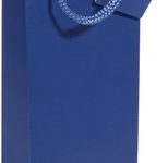 SIGEL Geschenktüte für Flaschen blau, 10,0 x 35,0 cm