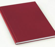 LEITZ Buchbindemappen bordeaux für  71-105 Blatt DIN A4