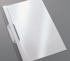 dots Thermo-Bindemappen mit Abheftlasche DIN A4 weiß 3 mm