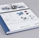 LEITZ Buchbindemappen blau für 106-140 Blatt DIN A4