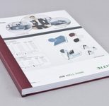 LEITZ Buchbindemappen bordeaux für 106-140 Blatt DIN A4