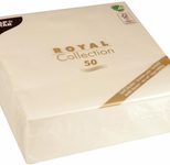 PAPSTAR Servietten 40,0 x 40,0 cm 3-lagig champagner