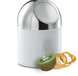 Zeller Tischmülleimer 1,2 l weiß