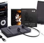 OLYMPUS DS-2600 + AS-2400 digitales Diktiergerät-Set 2 GB