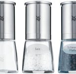 WMF De Luxe Salz- und Pfeffermühlen-Set 6 cm transparent/silber