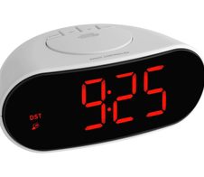 TFA® digitaler Funkwecker 60.2505 silber