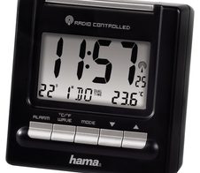 Hama digitaler Funkwecker RC200 schwarz