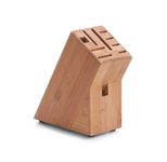 Zeller Messerblock Bamboo braun