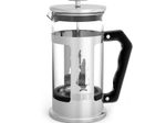 Bialetti Preziosa French-Press - Kaffee- und Teebereiter - silber/schwarz - Edelstahl/Glas - 1l